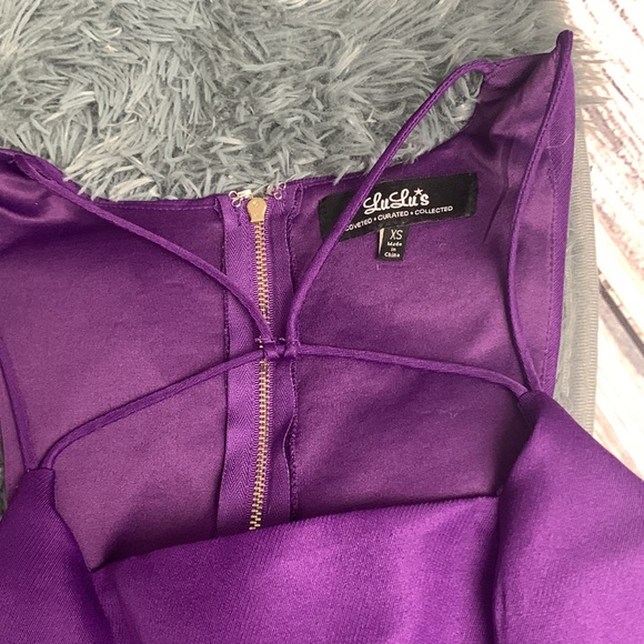 Lulu’s Purple Strappy Dress - Picture 3 of 9